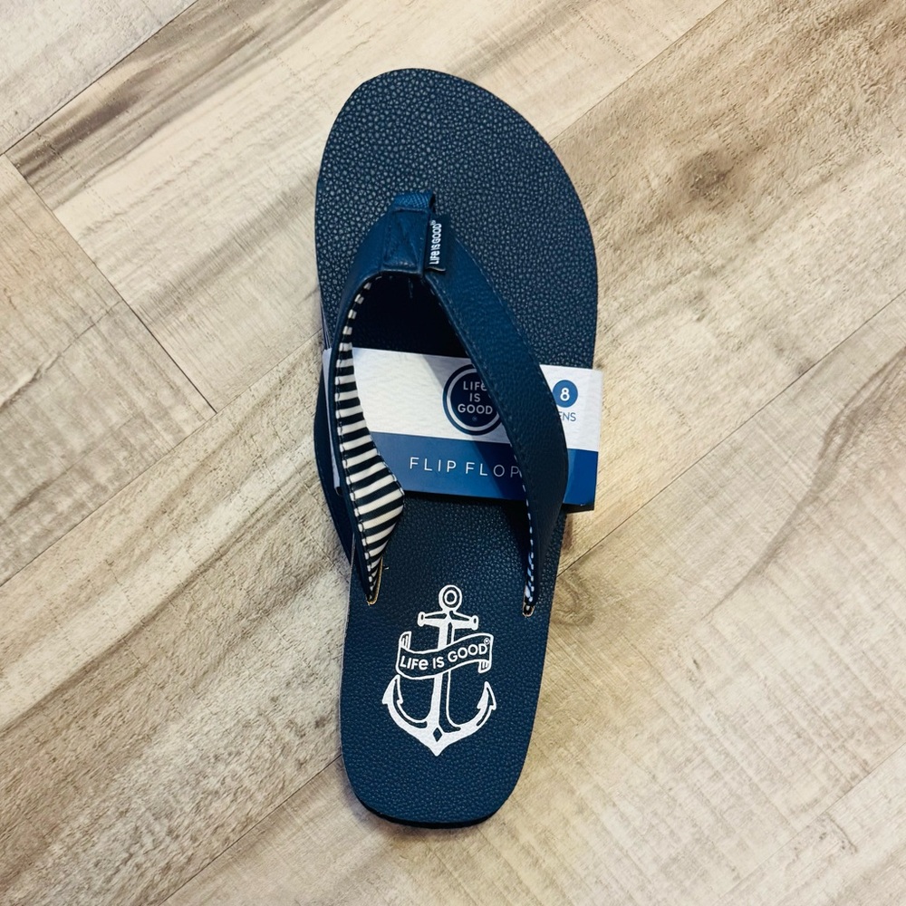 Men’s Life Is Good Flip Flops - Picture 3 of 3